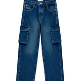 Kargo Cepli Jean – Donuk Mavi